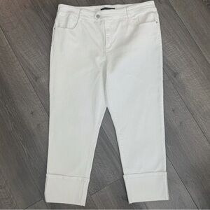 Chico's White Ankle & Cropped Jeans
